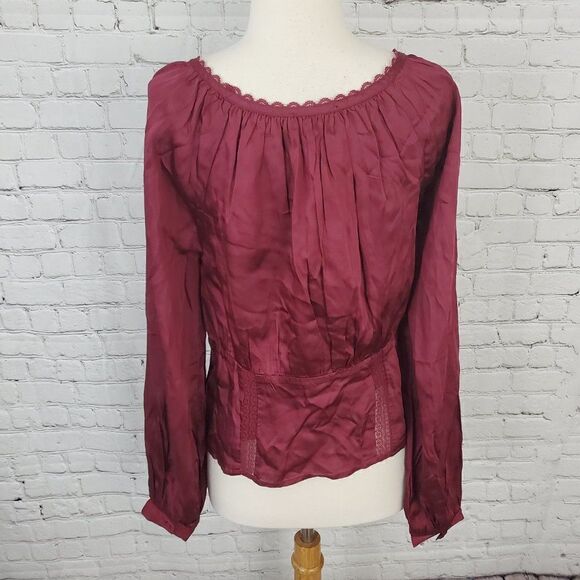 Tularosa Zane Top Cabernet Red M NWT - Picture 5 of 7